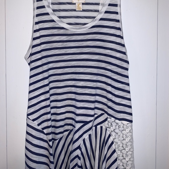 Anthropologie Ric Rac Eliza Striped Racerback Tank - Picture 7 of 16